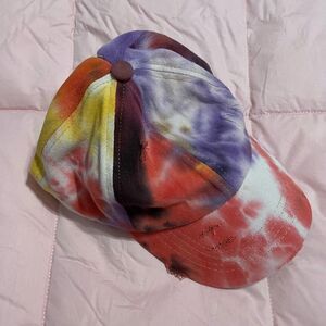 C.C Pony Cap Tie Dye NWT
